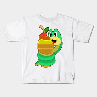 Snake Waffle ice cream Kids T-Shirt